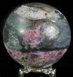 Polished Cobaltoan Calcite Sphere - Congo #63895-1